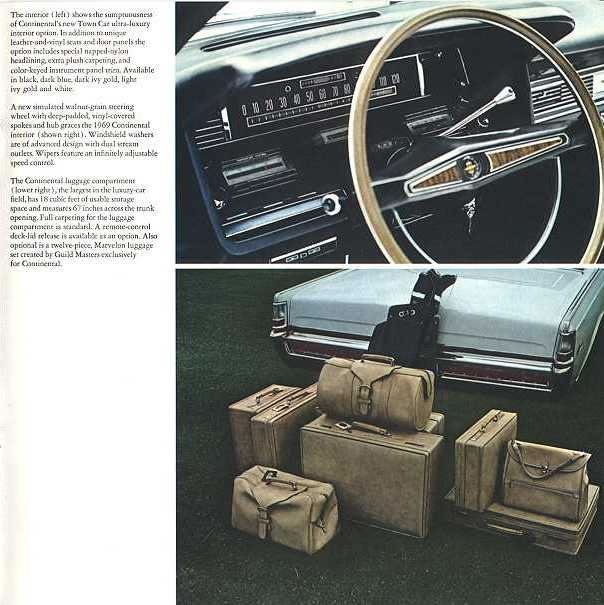1969 Lincoln Continental Mark III Brochure Page 8